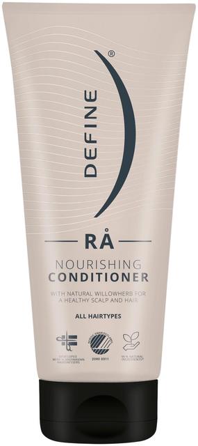 Define RÅ Nourishing Conditioner maitohorsmaa sisältävä hoitoaine kaikille hiustyypeille 200ml