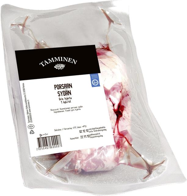 Tamminen porsaan sydän n350g