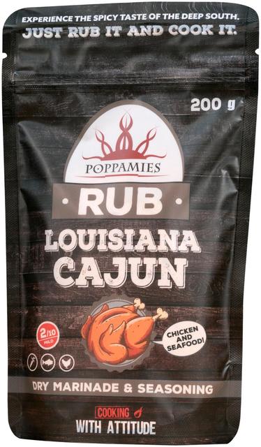 Poppamies Rub Louisiana Cajun mausteseos 200g