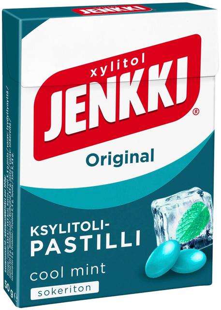 Jenkki Original Cool Mint Ksylitolipastilli 50g