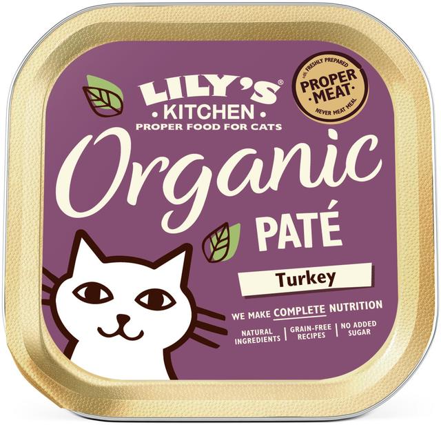 Lily's Kitchen 85g Organic Paté kalkkunaa luomukissanruoka