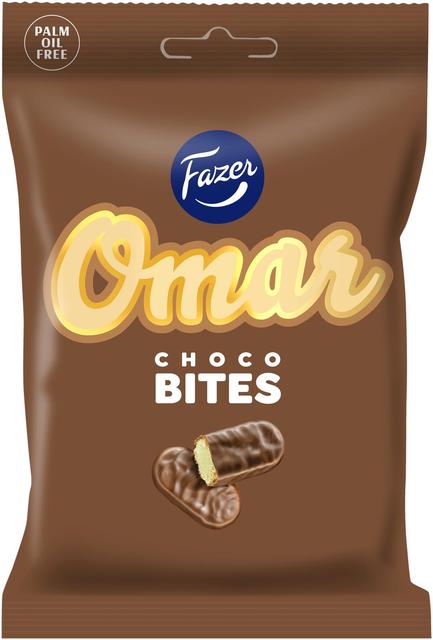 Fazer Omar Choco Bites pussi 120g