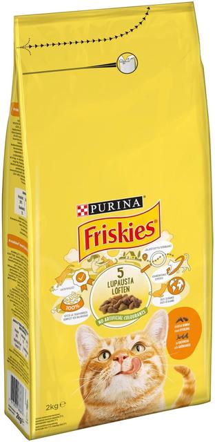 Friskies 2kg Adult Kanaa ja Vihanneksia kissanruoka