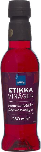 Rainbow punaviinietikka 250 ml