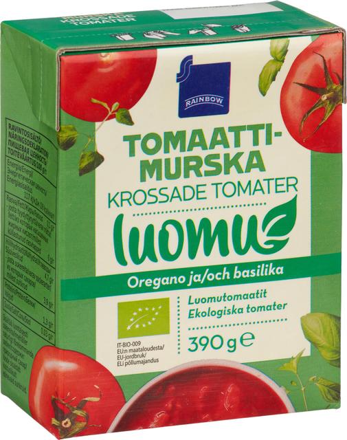 Rainbow tomaattimurska oregano ja basilika luomu 390 g