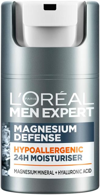 L'Oréal Paris Men Expert Magnesium Defense Hypoallergenic 24H kasvovoide 50 ml