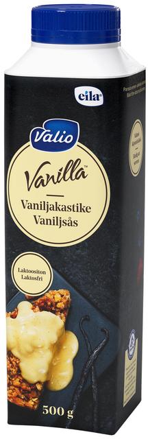 Valio Vanilla™ vaniljakastike 500 g laktoositon