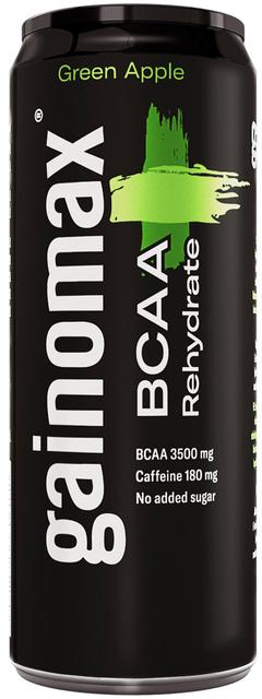 Gainomax BCAA Rehydrate Energiajuoma Vihreä omena 330ml