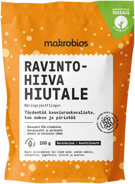 Makrobios Ravintohiivahiutale 100 grammaa