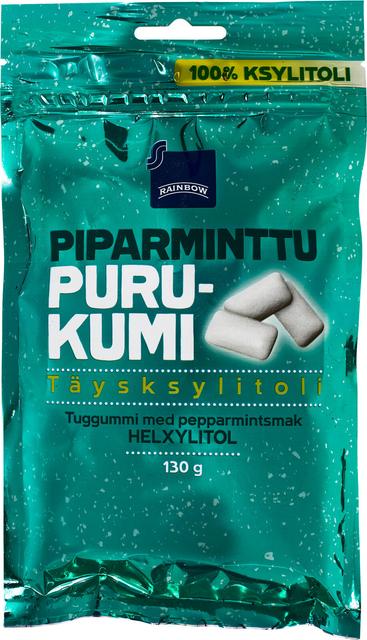 Rainbow purukumi piparminttu täysksylitoli 130g