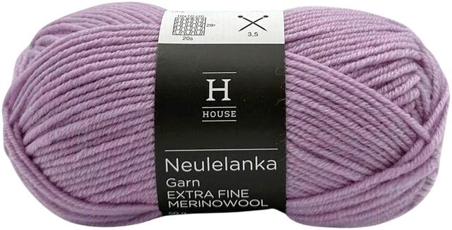 House neulelanka merinovilla 311120 50 g Light Lilac 12119