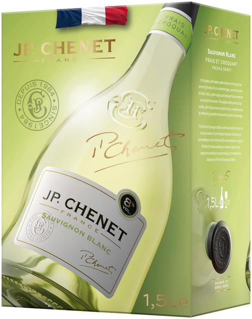 JP Chenet Sauvignon Blanc valkoviini 8% 1,5 l hanapakkaus