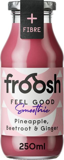 Fazer Froosh Hedelmäsmoothie 250 ml Feel Good – Ananas, Punajuuri, Aloe Vera & Inkivääri