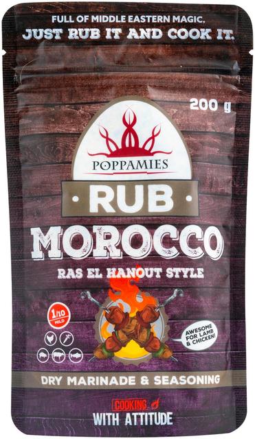 Poppamies Rub Morocco mausteseos 200g