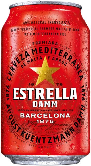 Estrella Damm õlu 4,6%vol 330ml