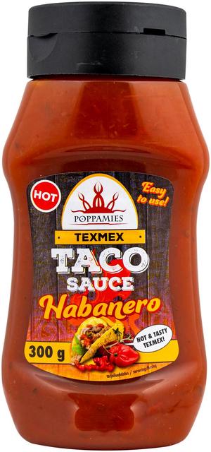 Poppamies Texmex Taco Sauce Habanero tacokastike 300g