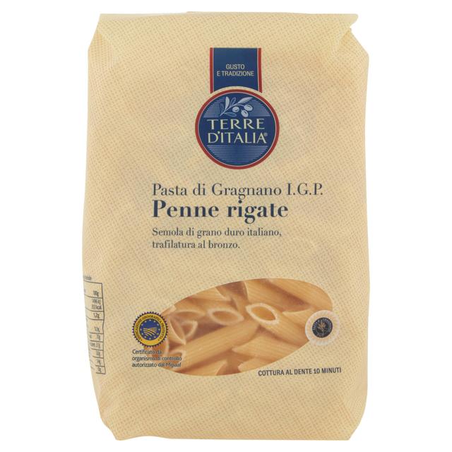 Terre d'Italia Pasta di Gragnano I.G.P. Penne Rigate pasta 500g