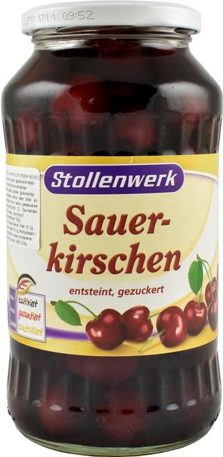 Stollenwerk 680/350g kivettömät hapankirsikat