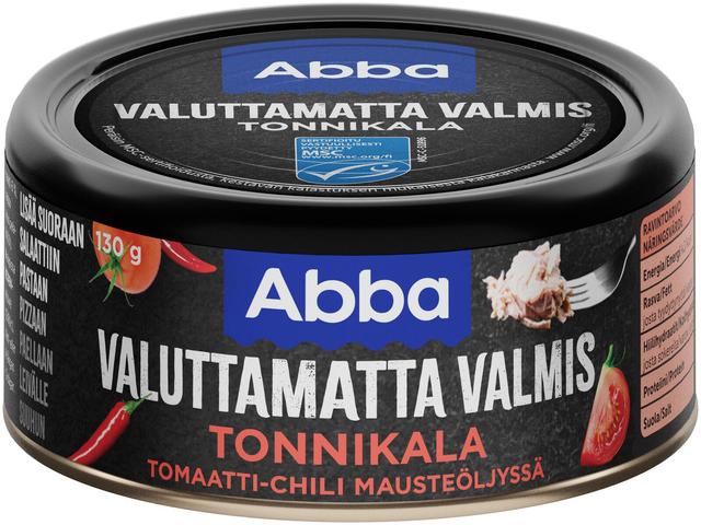 Abba MSC valuttamatta valmis tomaatti-chili mausteöljyllä maustettu tonnikala 130g