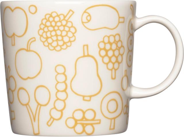 Iittala Oiva Toikka kokoelma Frutta muki 0,3l keltainen