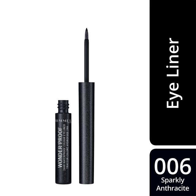 Rimmel Wonder'Proof Liner -silmänrajauskynä 1,4 ml, 006 Sparkly Antrhacite