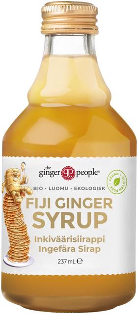 Ginger People Fiji Luomu Inkiväärisiirappi 237ml