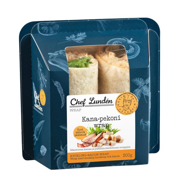 Chef Lundén Kana-pekoni wrap 200g