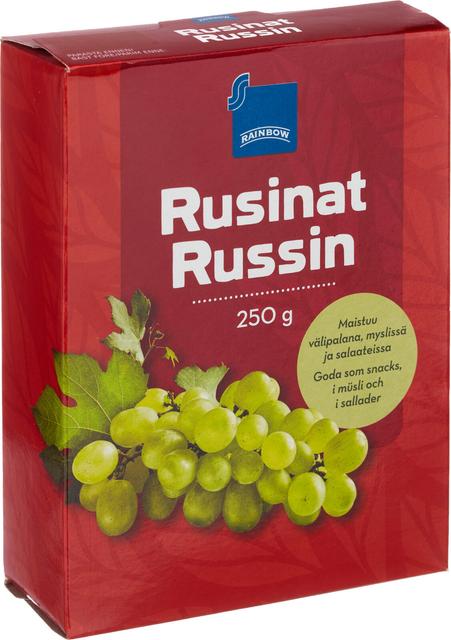 Rainbow 250g rusinat