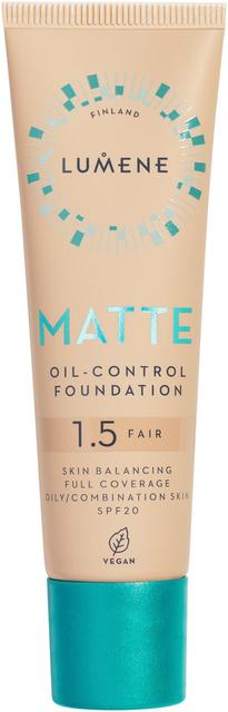 Lumene Matte Oil-control Mattameikkivoide SPF20 1.5 Fair 30 ml