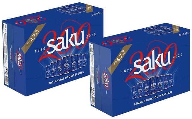 Saku Originaal õlu, 24 x 330 ml