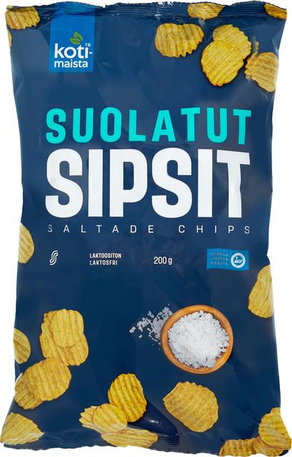 Kotimaista Suolatut sipsit 200g