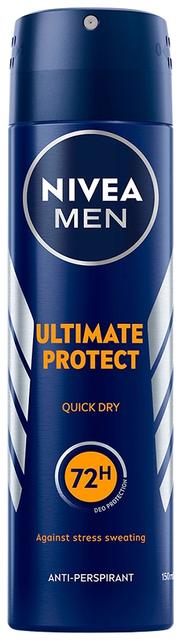 NIVEA MEN 150ml Ultimate Protect Deo Spray -antiperspirantti