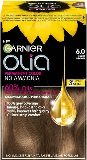 Garnier Olia 6.0 Light Brown kestoväri 174ml