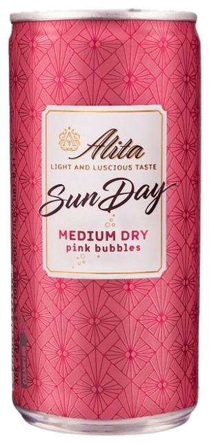 Alita Sunday Pink Medium Dry gaseeritud puuviljavein 7,5%vol 200ml