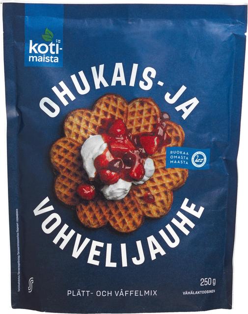 Kotimaista 250g ohukais- ja vohvelijauhe