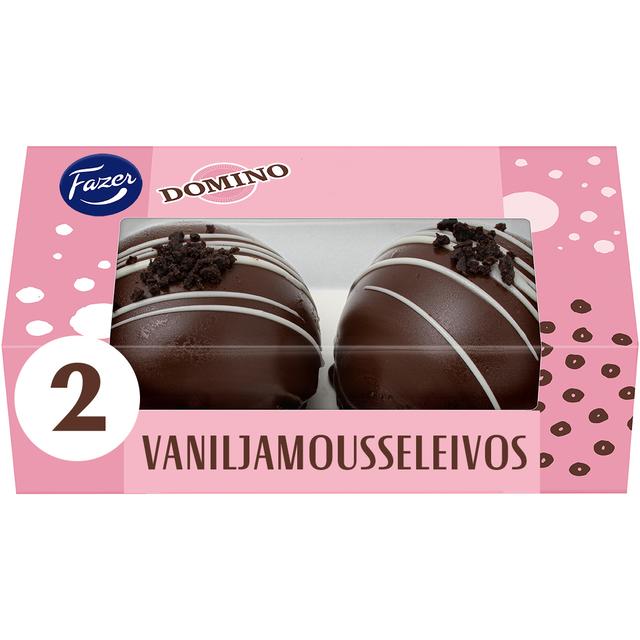 Fazer Domino -vaniljamousseleivos 2kpl 160g