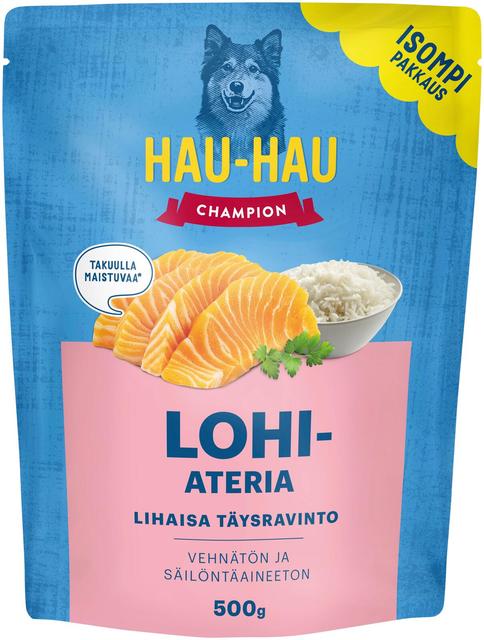 Hau-Hau Champion Lohiateria täysravinto 500 g