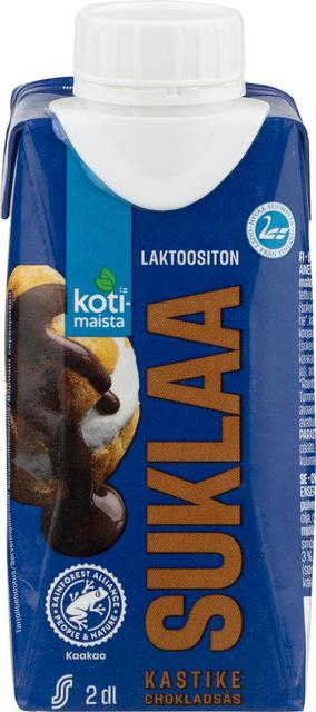 Kotimaista laktoositon suklaakastike 200 ml