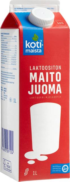 Kotimaista laktoositon 3% maitojuoma 1 L ESL