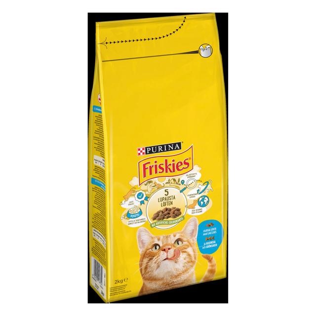 Friskies 2kg Adult Lohta ja Kasviksia kissanruoka