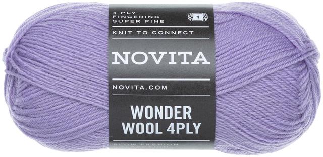 Novita lanka Wonder Wool 4PLY 50 g mustikkamaito 730