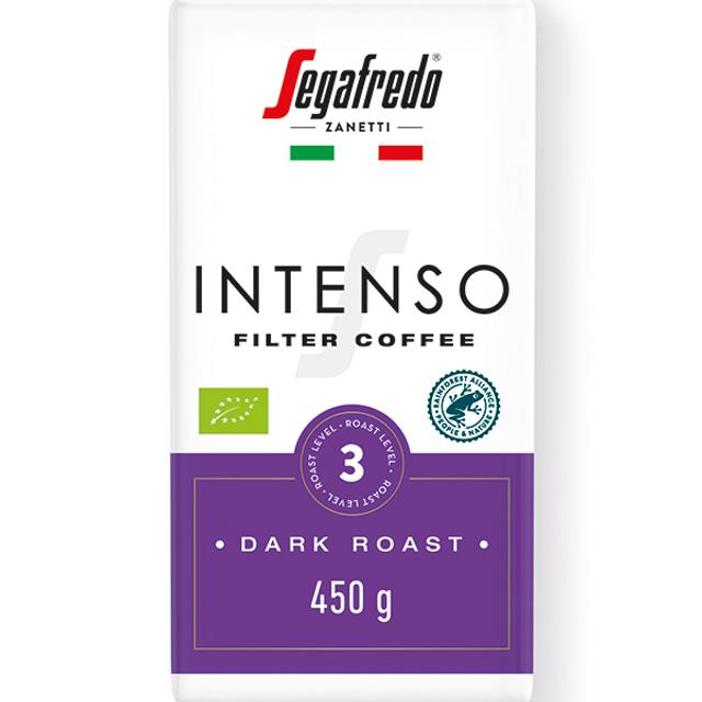 Segafredo Intenso suodatinkahvi luomu RAC 450g