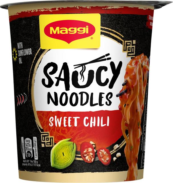 Maggi Saucy Noodles 75g Sweet Chili