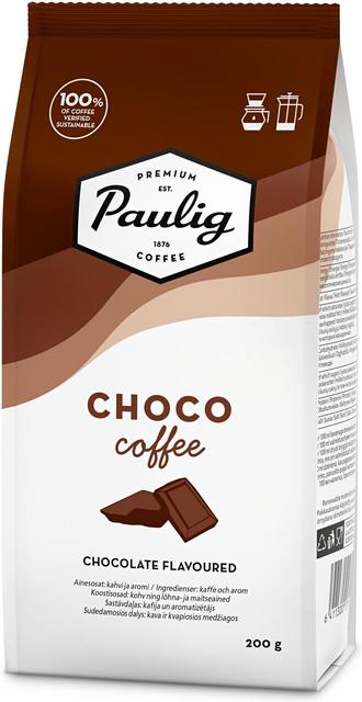 Paulig Choco Coffee suklaan makuinen maustettu kahvi 200g