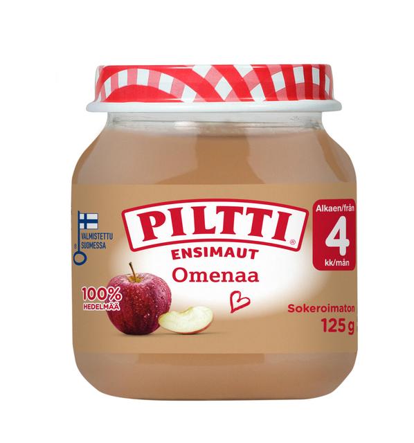 Piltti Ensimaut 125g Omenaa hedelmäsose 4kk