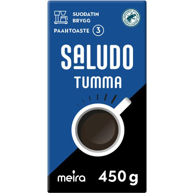 Saludo Tumma paahto suodatinkahvi RAC 450g