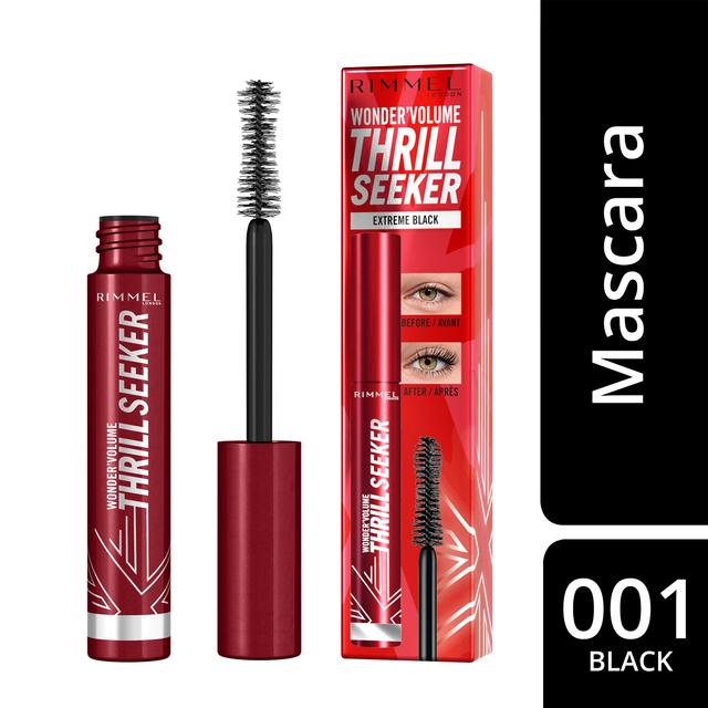 Rimmel Wonder'Volume Thrill Seeker Mascara 8 ml 01 Black ripsiväri