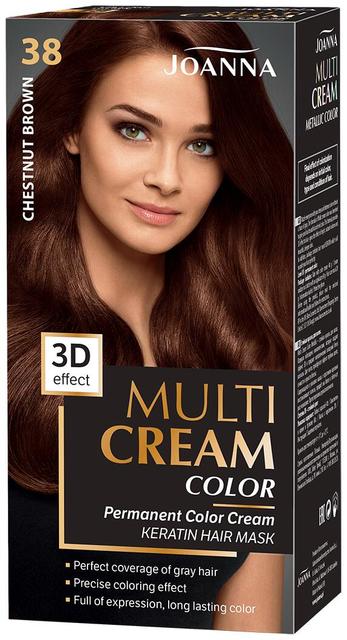 MULTI CREAM COLOR Chestnut brown 38