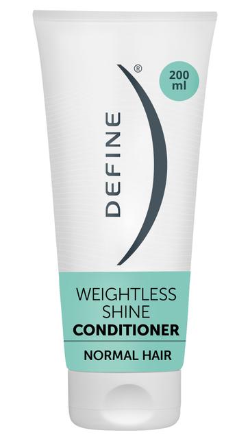 Define Weightless Shine Conditioner hyalyronihappoa sisältävä kiiltoa antava hoitoaine normaaleille hiuksille 200ml