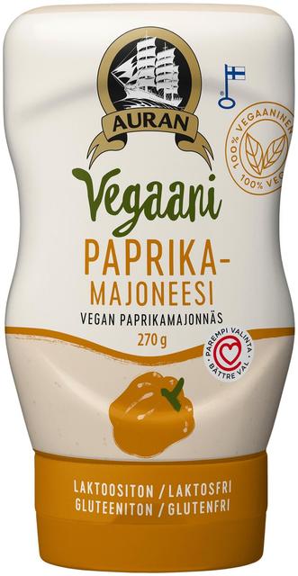 Auran Vegaani Paprikamajoneesi 270g